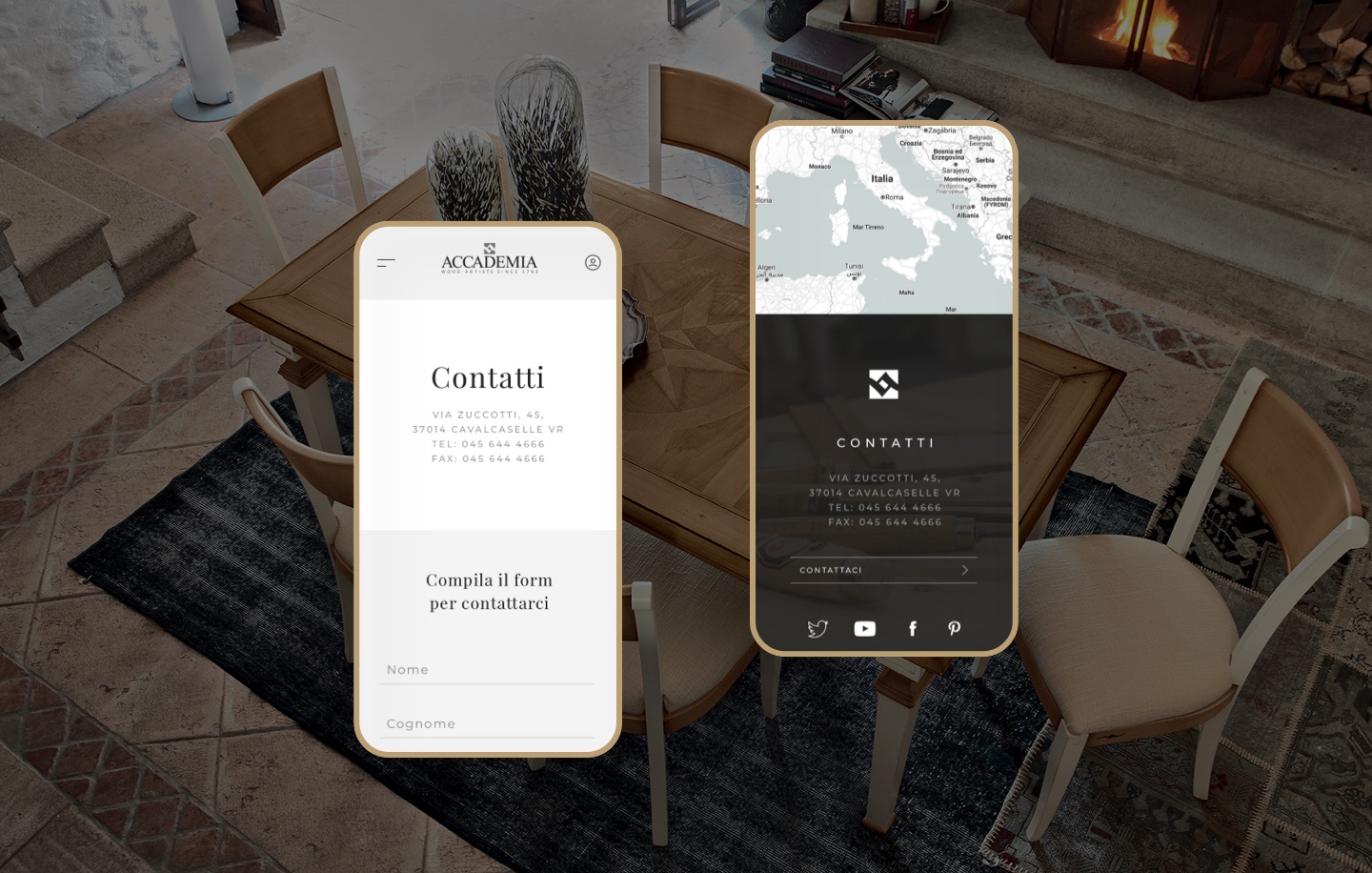 Accademia del mobile website